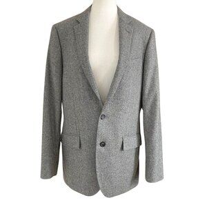 J CREW BY JOSHUA ELLIS MEN'S LUDLOW PURE CASHMERE BLAZER SUIT IN GREY - 38R